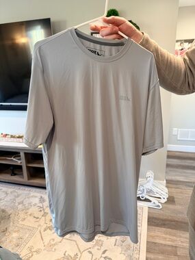 Eddie Bauer Light Gray Short Sleeve Crew Tee